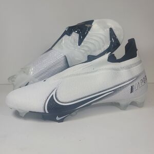 Nike Mens 12 W Vapor Edge Elite 360 Flyknit Football Cleats White CV6317-100 NEW